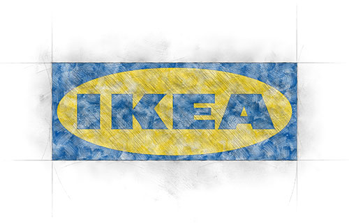 IKEA logo i nazwa