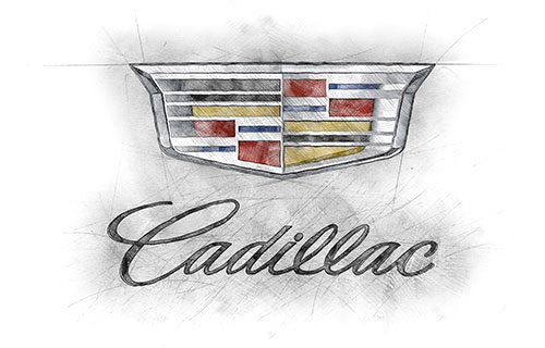 Cadillac logo i nazwa