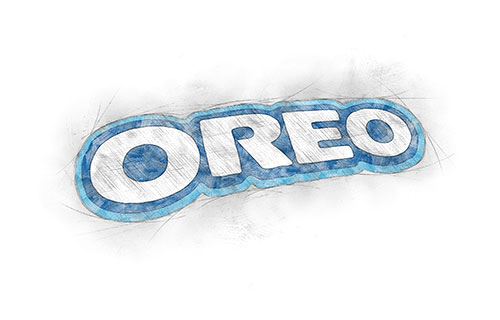 Oreo logo i nazwa